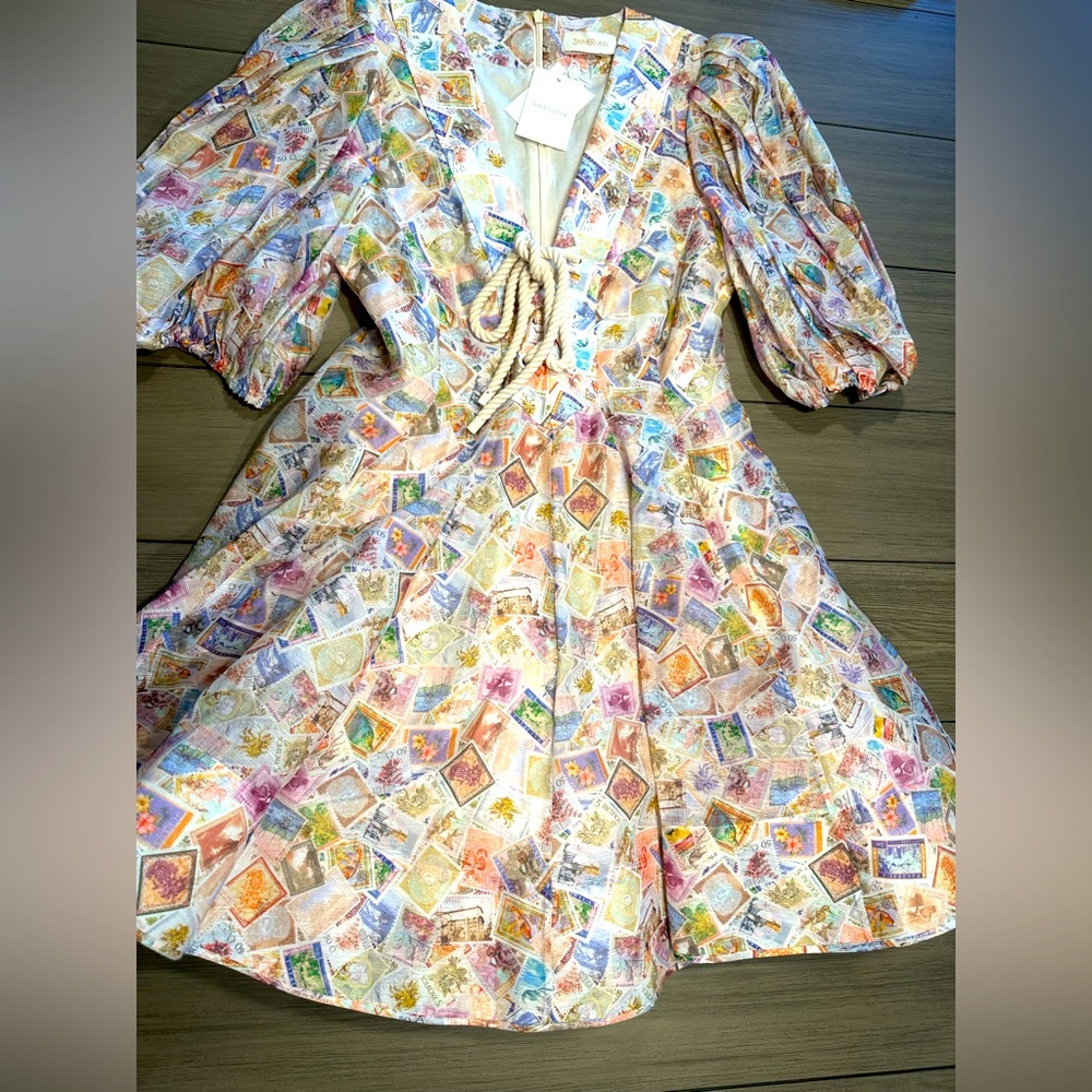 Zimmerman brand new dress, beautiful stamp design